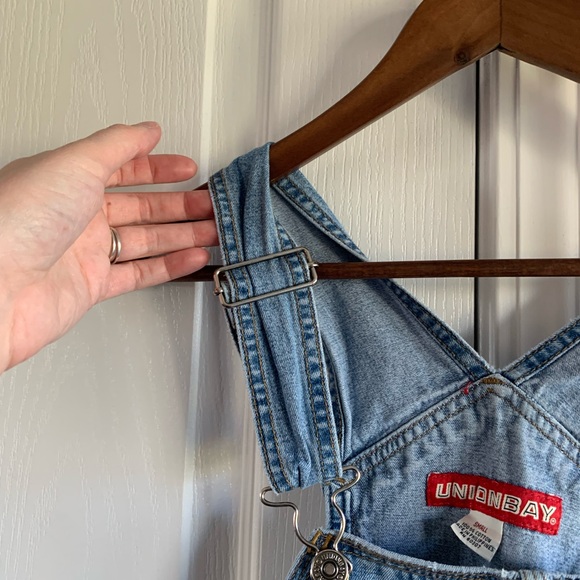 UNIONBAY Vintage Blue Denim Overalls size small - Picture 6 of 16